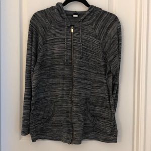 Black and gray striped hoodies torrid 2